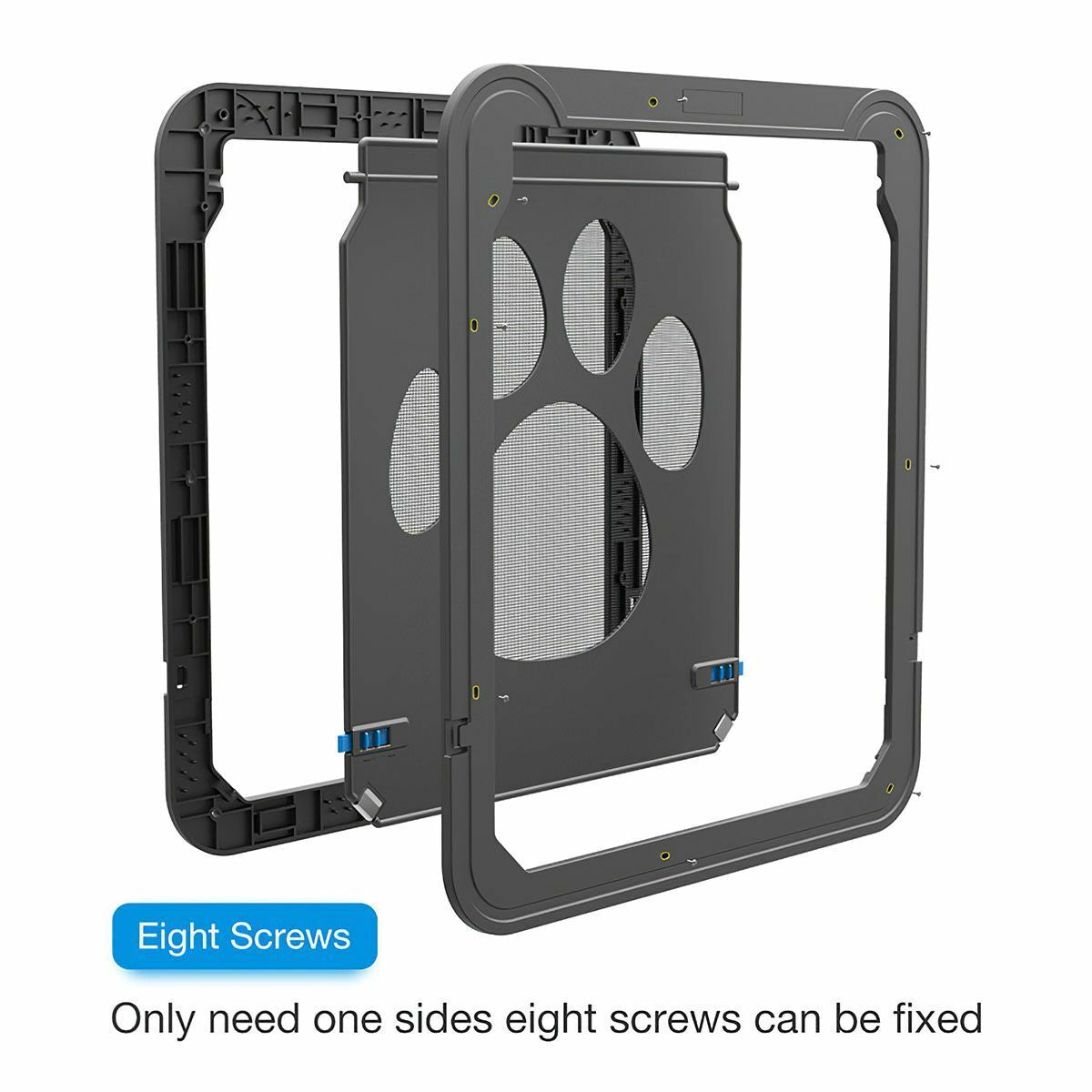 Pet Lockable Magnetic Screen Door