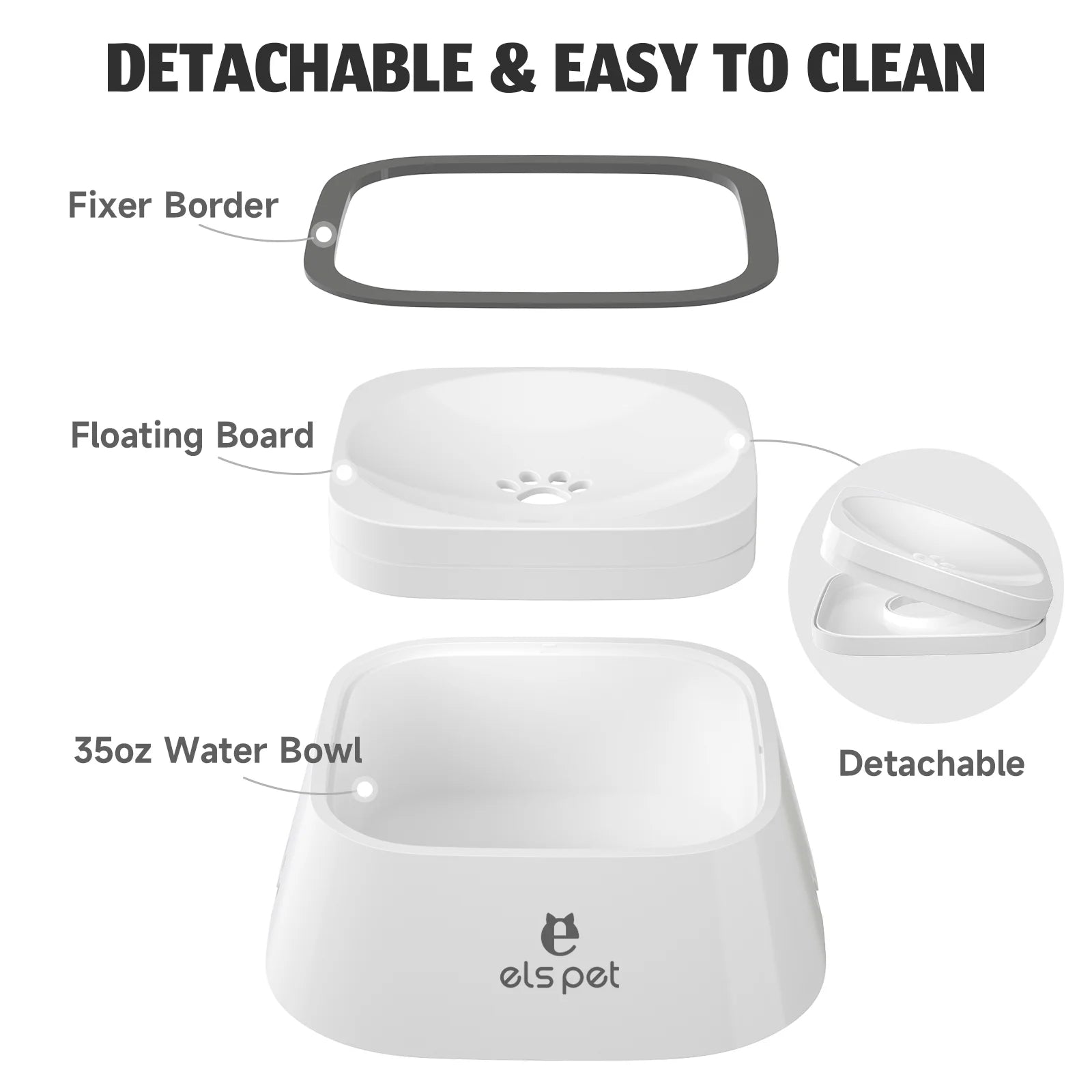 No Spill Pet Drinking Bowl