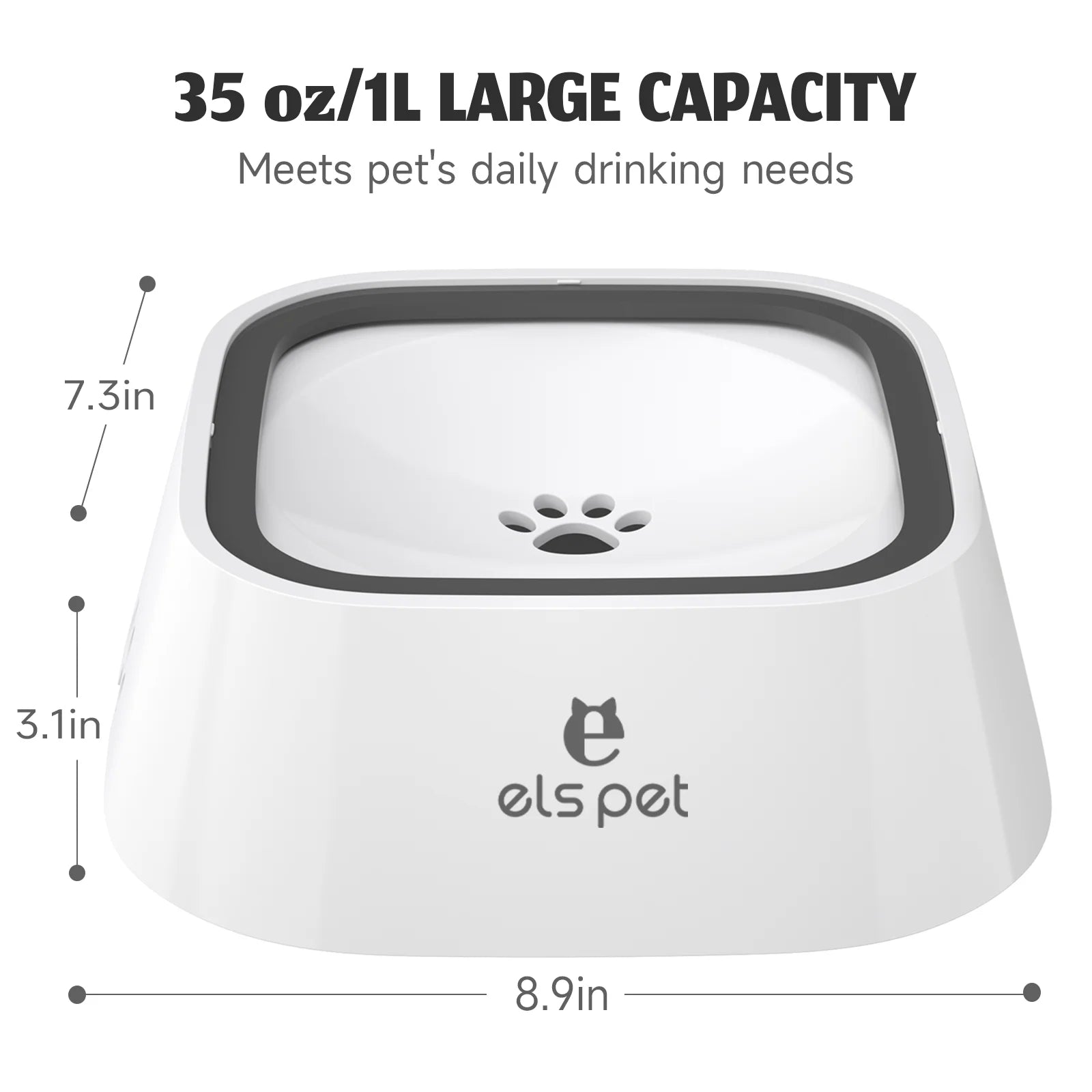 No Spill Pet Drinking Bowl