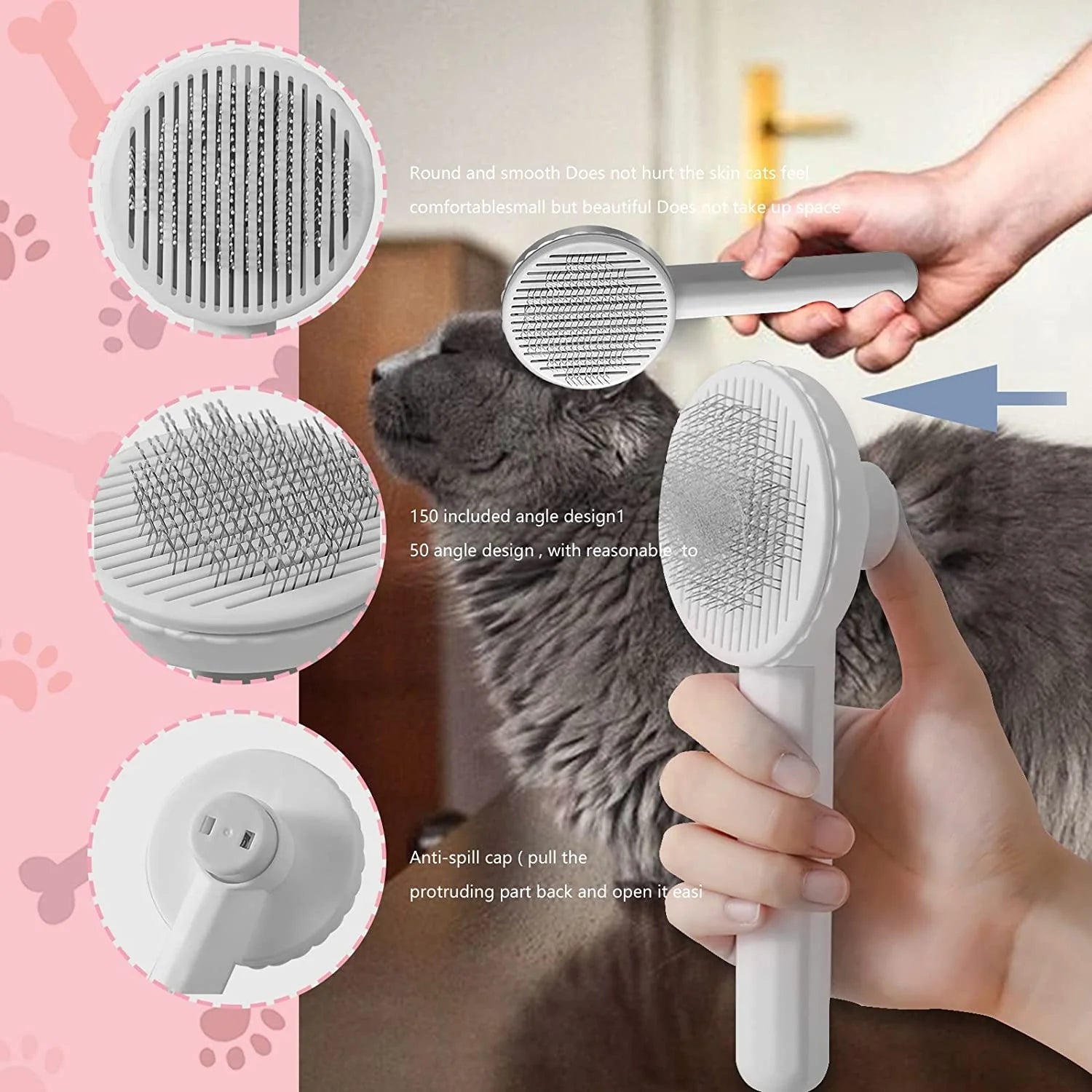Pet Hair Grooming Brush