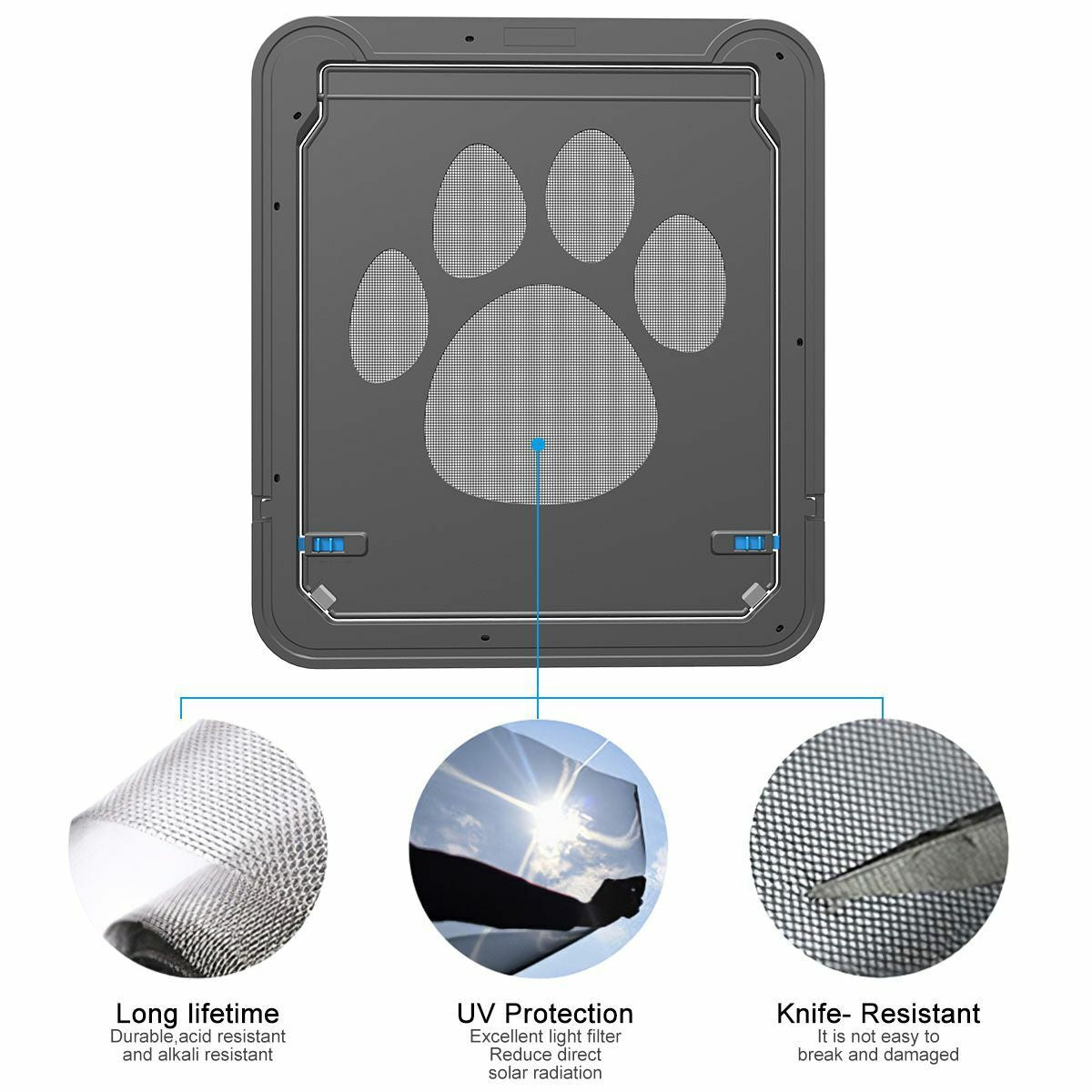 Pet Lockable Magnetic Screen Door