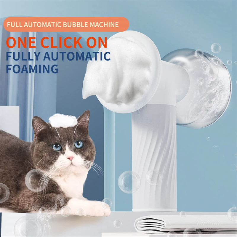 Pet Foaming Shampoo Brush