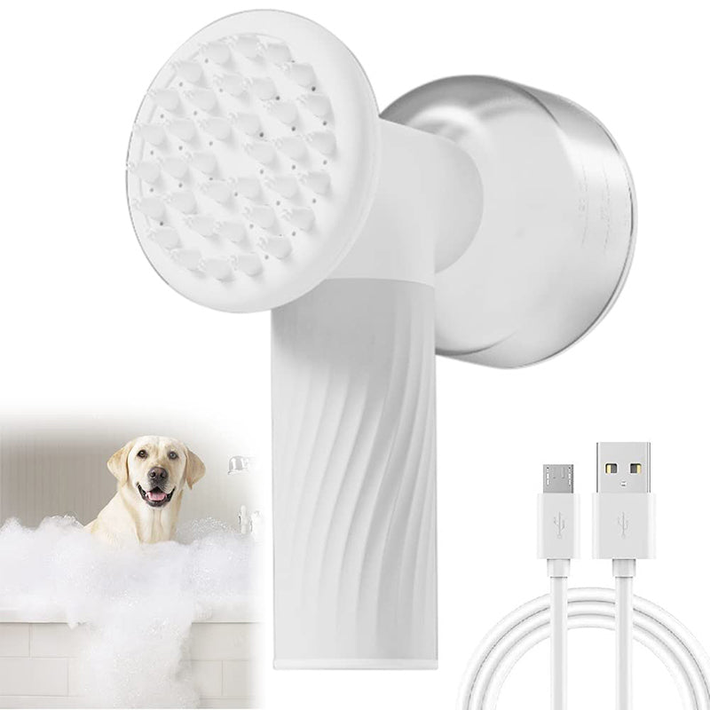 Pet Foaming Shampoo Brush